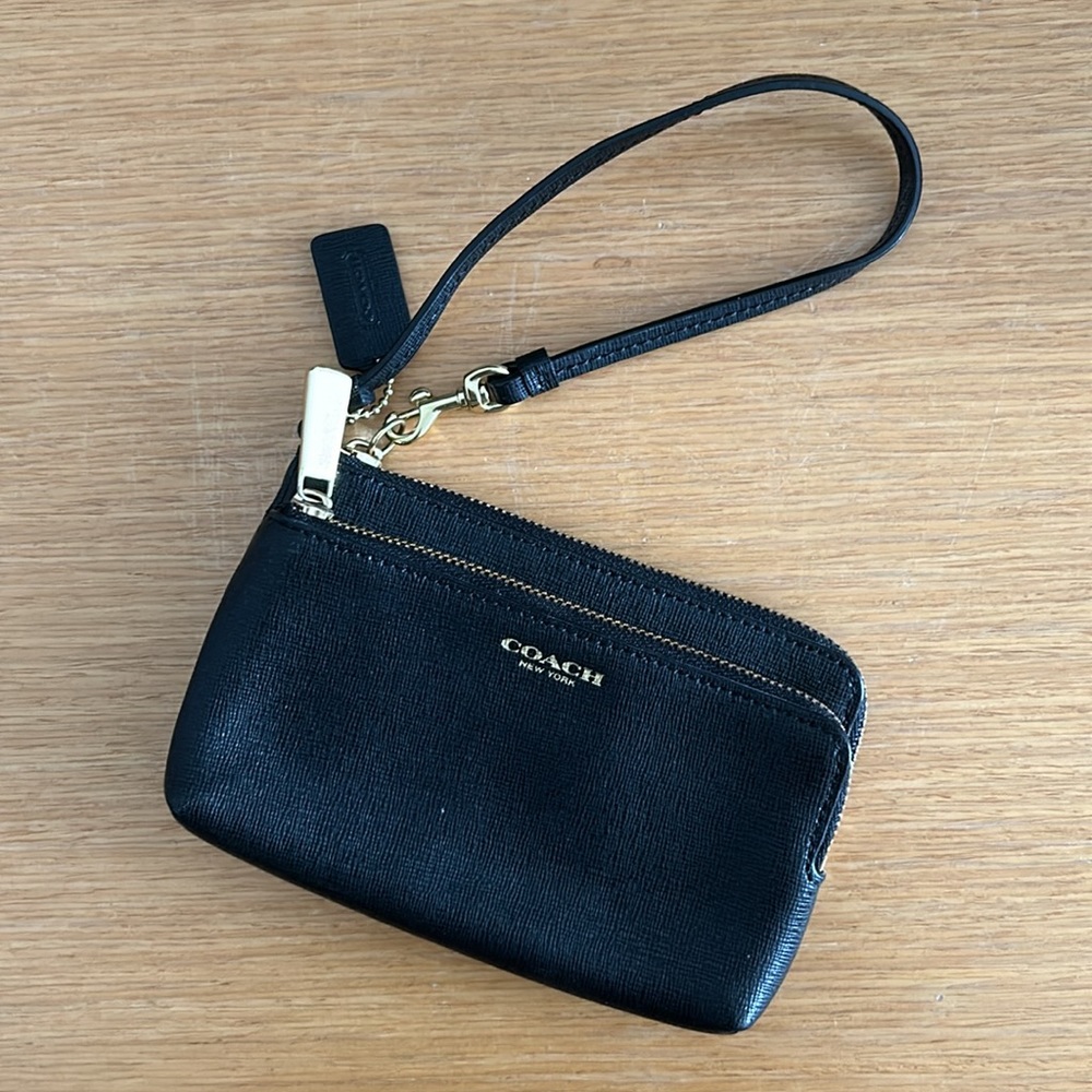 Coach small wallet zip wristlet
